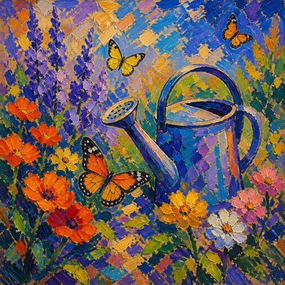 Fauvist Impressionism Art Style coloring page example