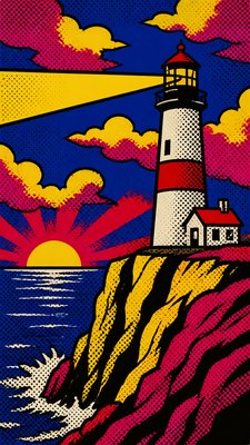 Pop Art Style poster example