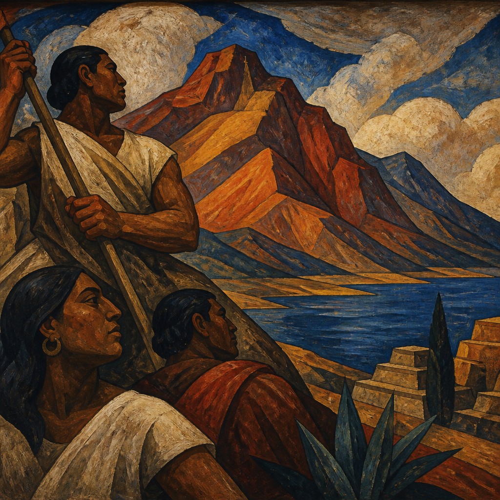 AI-generated interpretation of the Mexican Muralism style