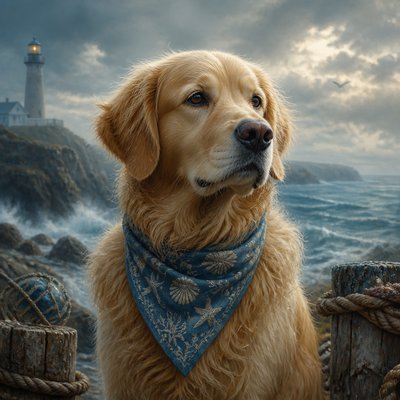 Oceancore Aesthetic pet portrait example