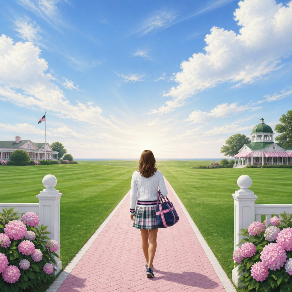 a solitary figure walking toward a glowing horizon across an empty plain, moody atmosphere, no text or lettering — Preppy Aesthetic album cover