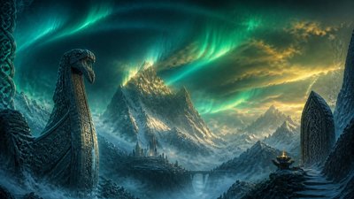 Norse Fantasy Art banner example