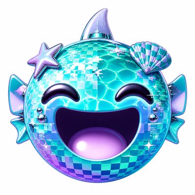 Seapunk Aesthetic Twitch emote example