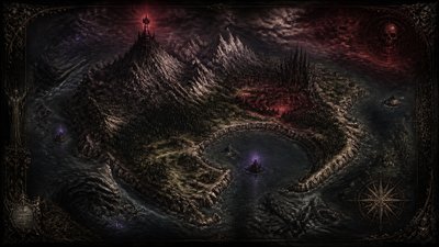 Dark Fantasy Art fantasy map example