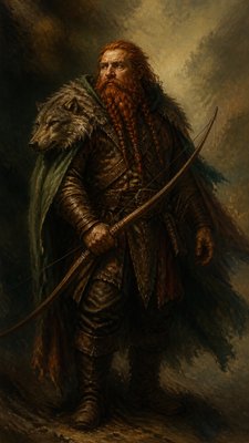 Romanticism Art Style tabletop character portrait example