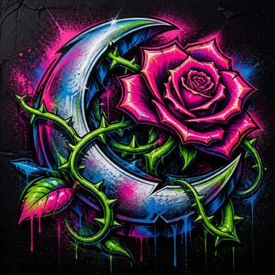 Graffiti Art Style tattoo design example