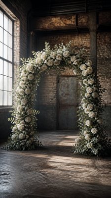 Industrial Interior Design wedding invitation example