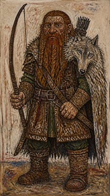 Art Brut Style tabletop character portrait example