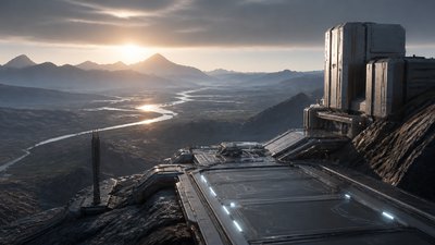Hard Sci-Fi Art desktop wallpaper example