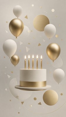 Minimalist Jewelry Design birthday card example