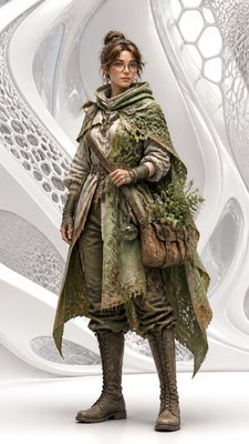 Parametric Architecture character design example