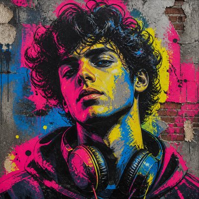 Street Art Style Discord profile picture example