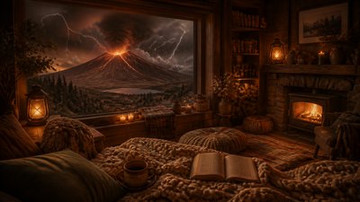 Cozycore Aesthetic YouTube thumbnail example