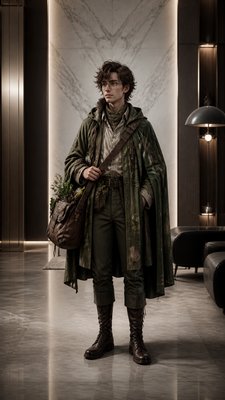 Contemporary Luxe Interior Design character design example