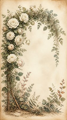 Botanical Nature Art wedding invitation example