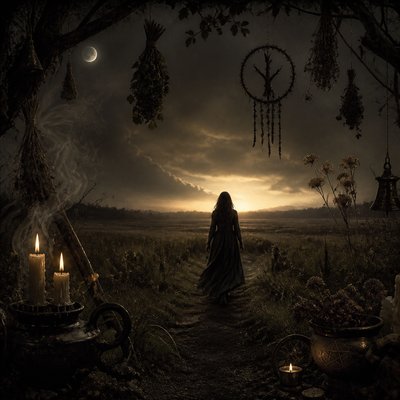 Witchcore Aesthetic album cover example