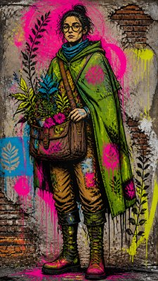 Street Art Style character design example