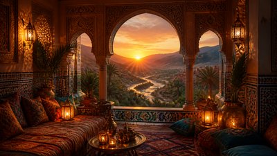Moroccan Interior Design desktop wallpaper example