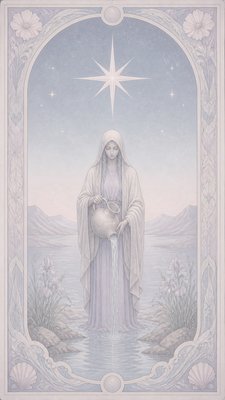 Palewave Aesthetic tarot card example