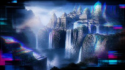 New Media Art Style concept art example