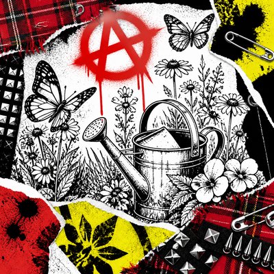 Punk Aesthetic coloring page example