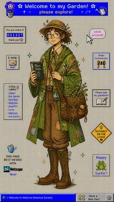Webcore Aesthetic character design example