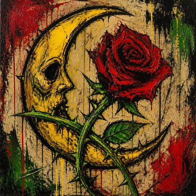 Neo-Expressionism Art Style tattoo design example
