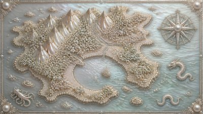Pearl Jewelry Style fantasy map example