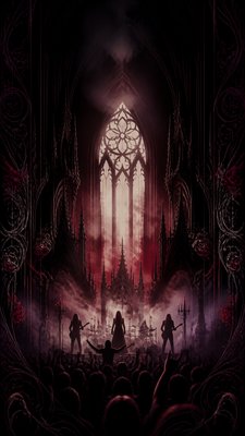 Modern Gothic Art flyer example