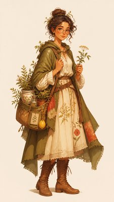 Tomato Girl Aesthetic character design example