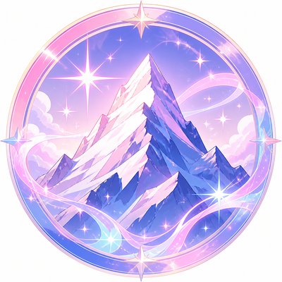 Magical Girl Anime Art Style logo concept example