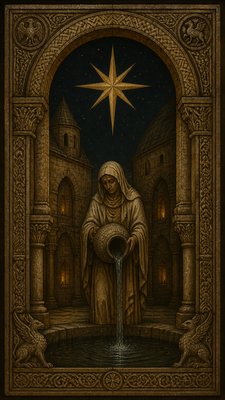 Romanesque Architecture tarot card example