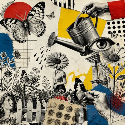 Dada Art Style coloring page example