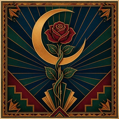 Art Deco Poster Design tattoo design example