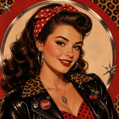 Rockabilly Aesthetic profile picture example