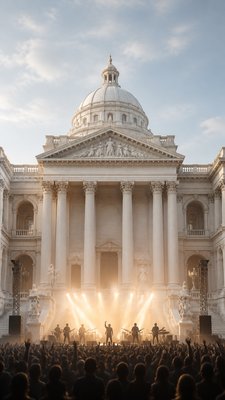 Neoclassical Architecture flyer example