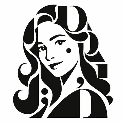 Typographic Minimalism Art Style profile picture example