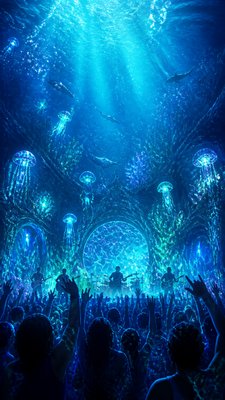 Underwater Fantasy Art flyer example