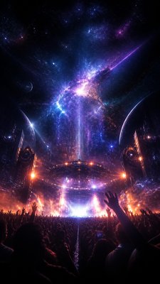 Space Opera Sci-Fi Art flyer example