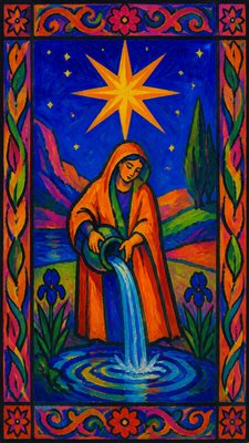 Fauvism Art Style tarot card example