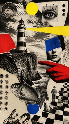 Dada Art Style poster example