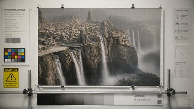 Institutional Critique Conceptual Art Style concept art example