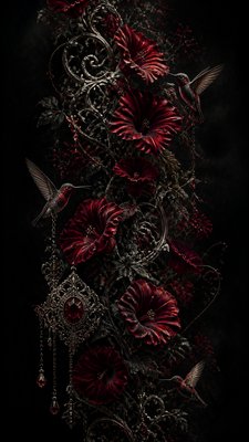 Gothic Fashion Design phone case design example