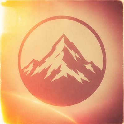 Vintage Film Burn logo concept example