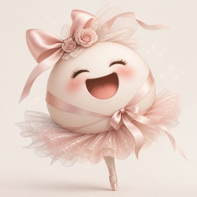 Balletcore Aesthetic Twitch emote example