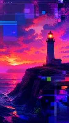 Post-Internet Art Style poster example