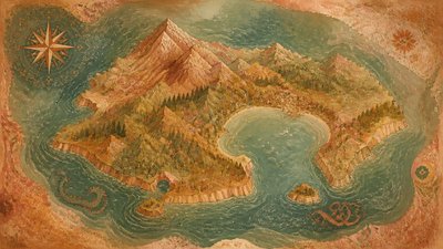 Bohemian Fashion Design fantasy map example