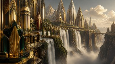 Art Deco Style concept art example