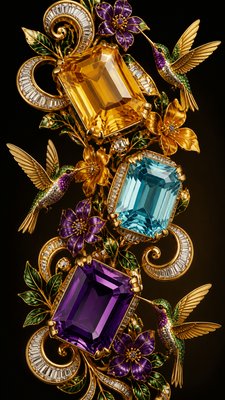 Cocktail Ring Era Jewelry Style phone case design example