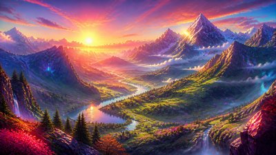 Digital Art Style desktop wallpaper example